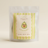 Guacomo in its striped frubbies pouch